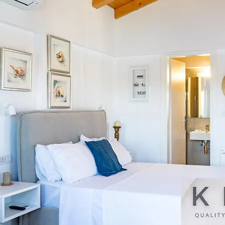 Three Art House, Floor Open Plan Studio, Open Plan Art With Front Yard In Apartment Fiskardo